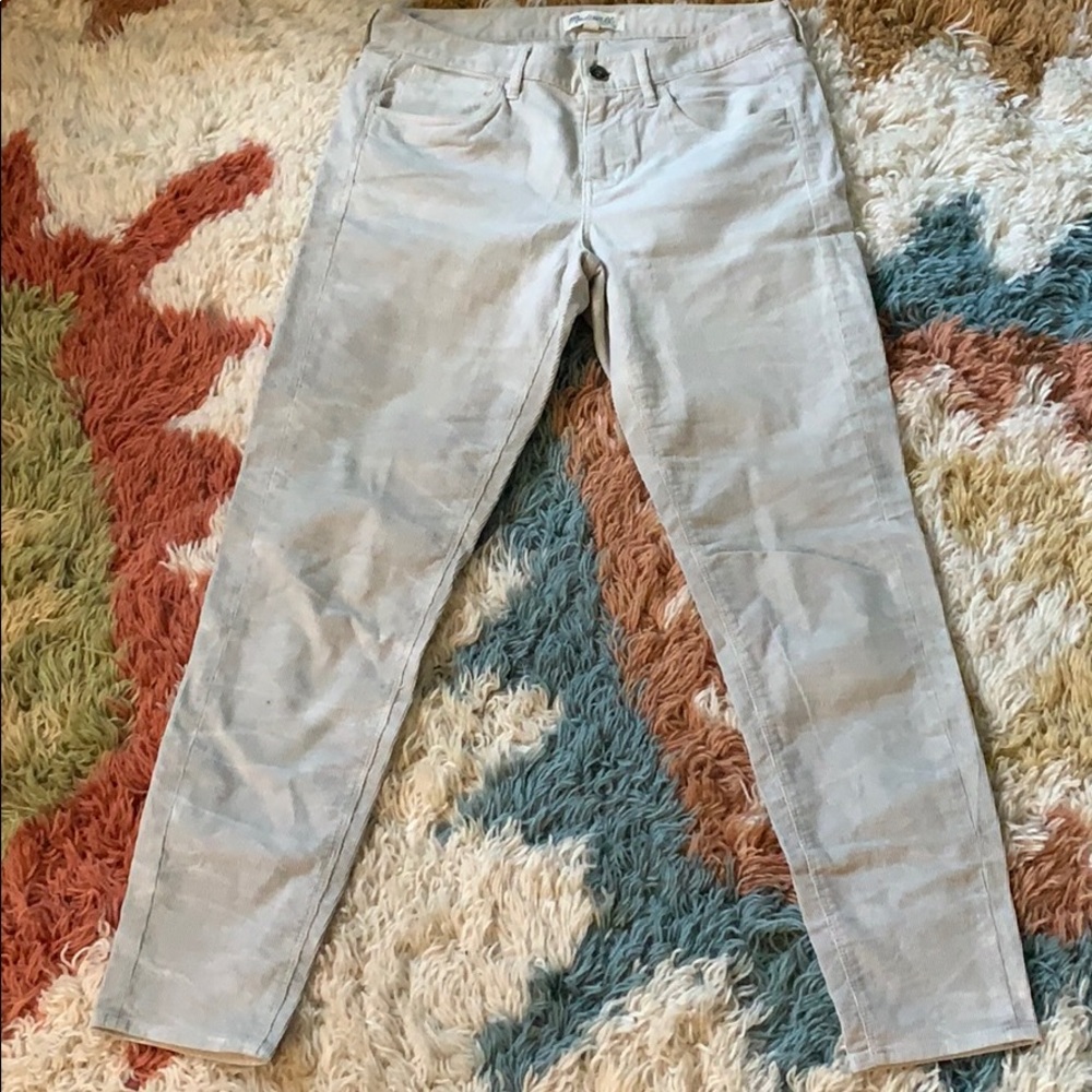 Madewell Gray Corduroys